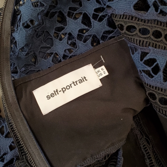 { Self-Portrait } LS Dress - Picture 5 of 5